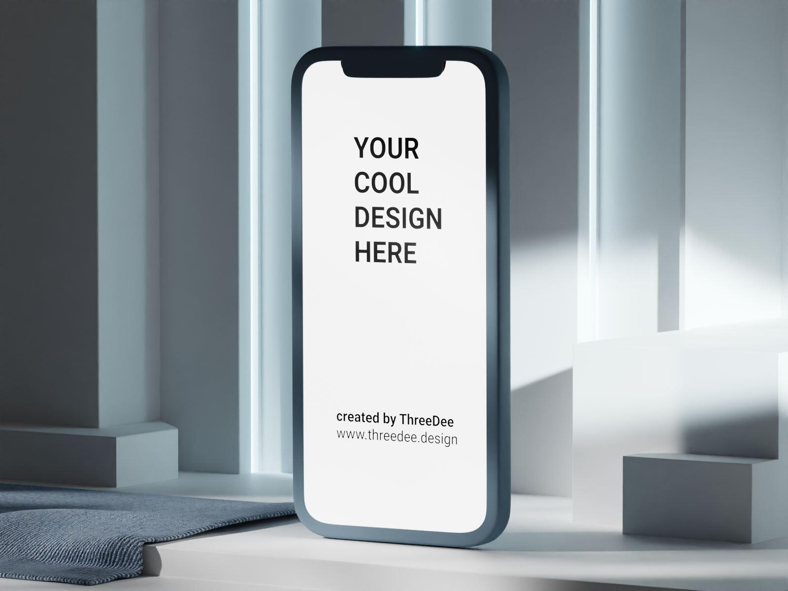 Free mobile 3D mockups scenes