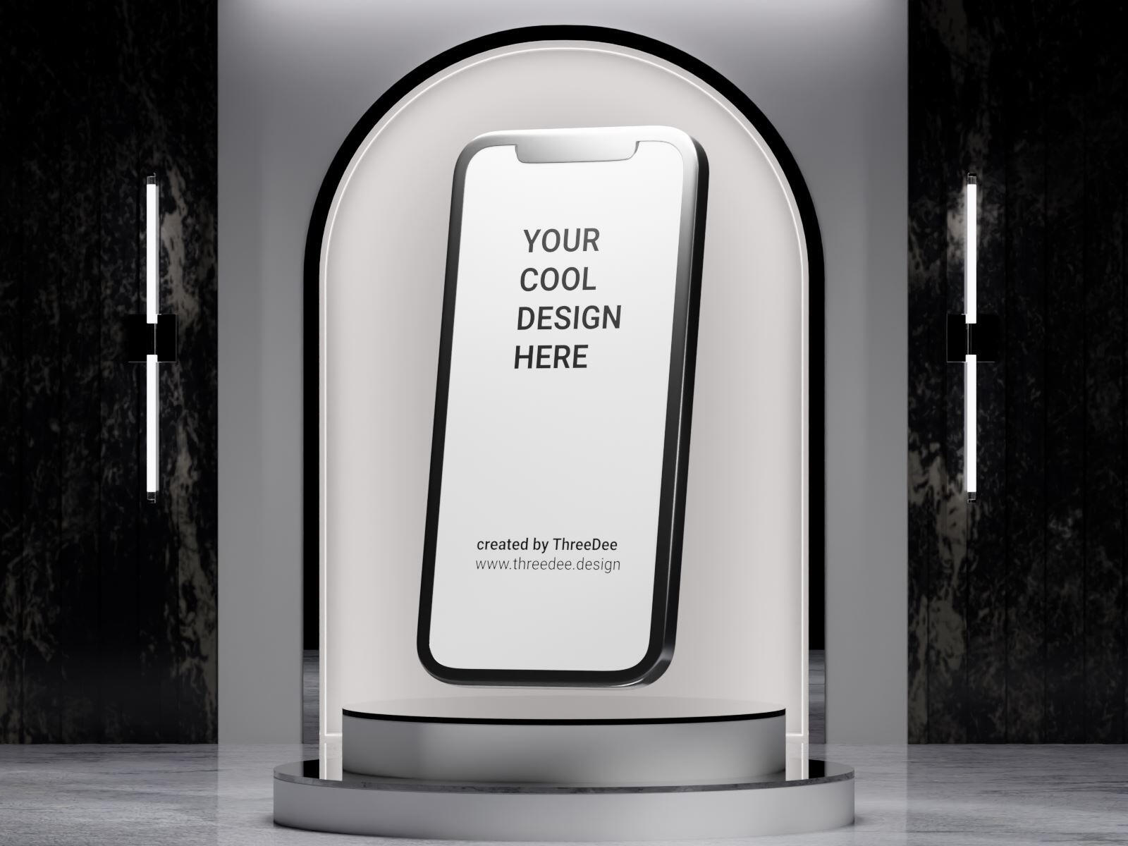 Free mobile 3D mockups scenes